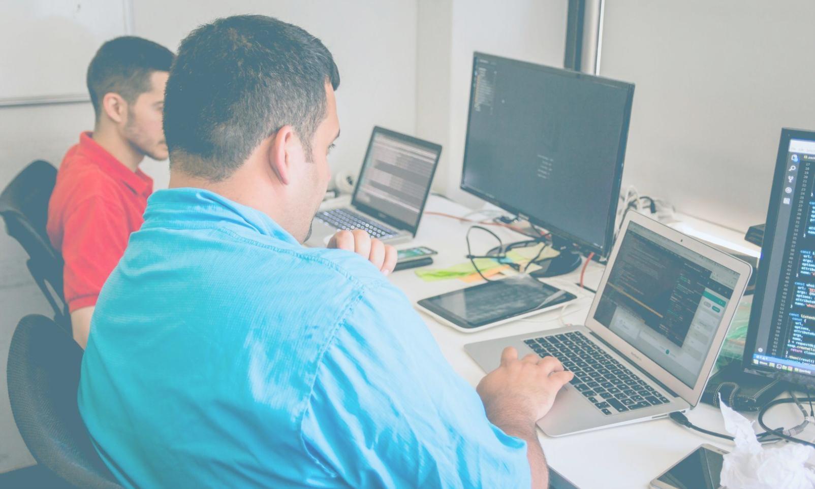 Team collaboration workspace with budget planning materials and financial analysis tools